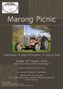 CLUB EVENT - Federation Marong Picnic, Malone Park, Marong @ Malone Park